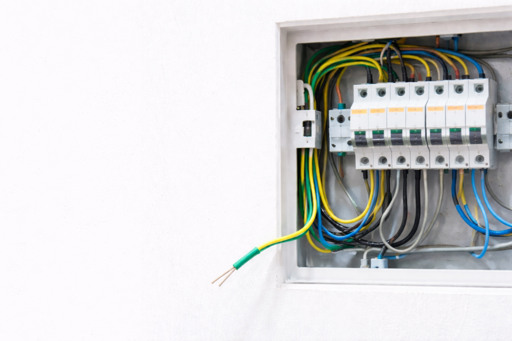 quadro de energia residencial sem fio terra