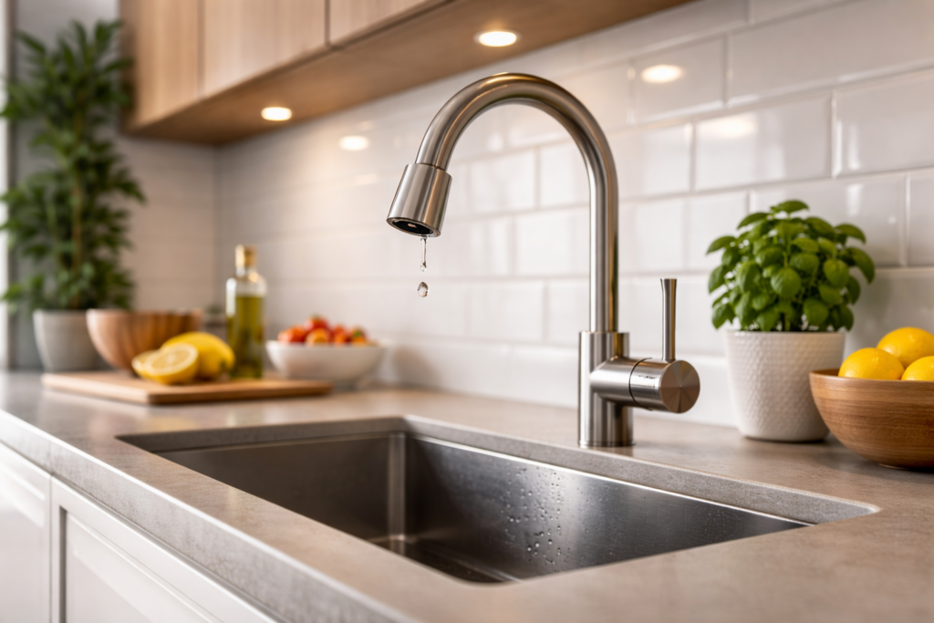 Torneira residencial com pingamento constante